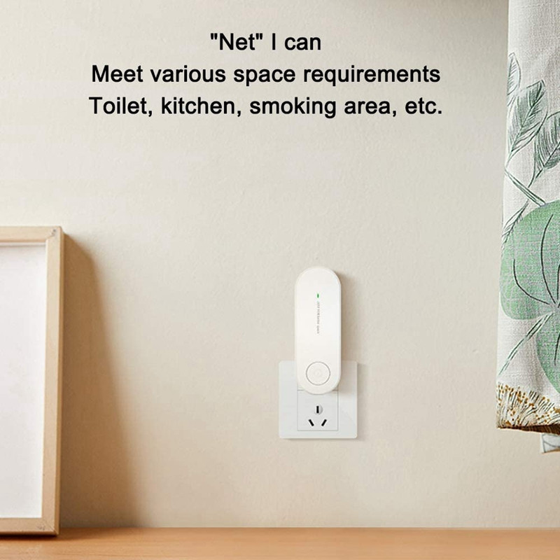 2 db Plug-In légtisztító, Mini hordozható légtisztító, iongenerátoros légtisztító alkalmas kisállat hálószobához US Plug