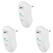 3X ionizáló légtisztító otthoni negatív ion generátorhoz légtisztító Formaldehid füstpor eltávolítása Otthoni szoba Eu csatlakozó