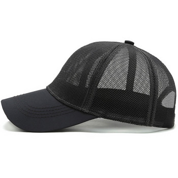 2023 Summer Mesh Caps Full Mesh Καπέλο Trucker Καπέλο Snapback Καπέλο ψαρέματος Κοίλο αναπνεύσιμο ανδρικό καπέλο για τρέξιμο