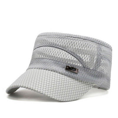 2023 nyári hálós sapkák teljes hálós Trucker sapka Snapback kalap horgászsapka üreges, légáteresztő kültéri férfi napvédő sapka futókalap