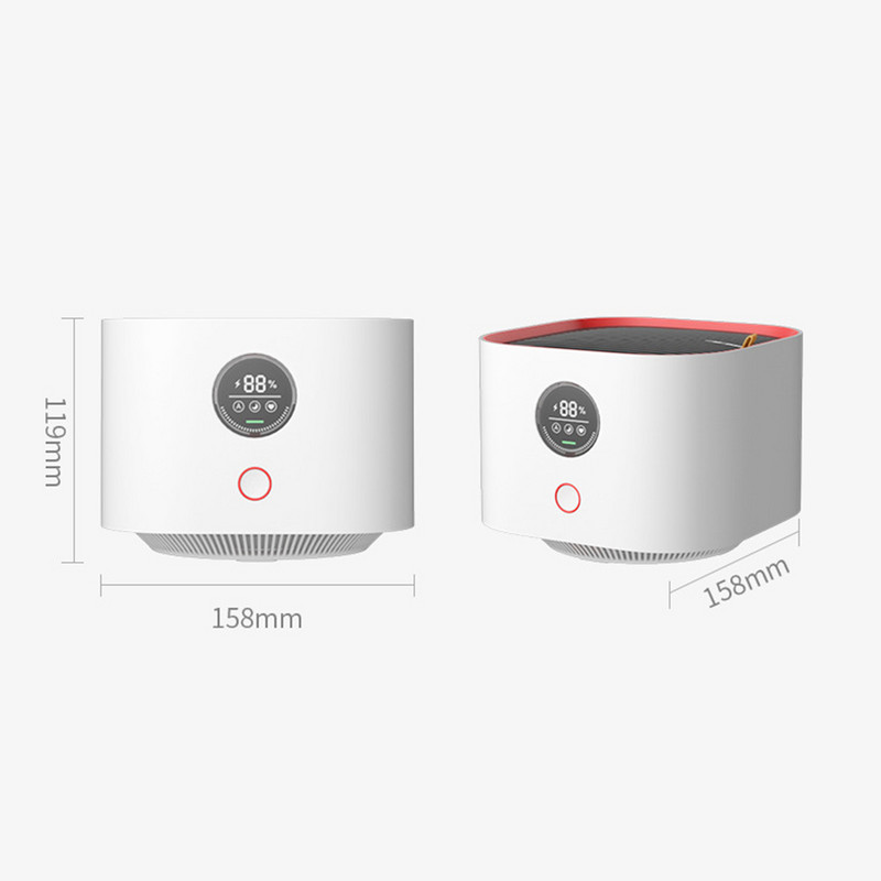 2023-as anionos légtisztító ionizátor otthoni hálószobához, USB elektromos automata autós légfrissítő porfüstmosó tisztító szűrő