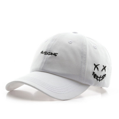 Pesapallimüts Meeste ja naiste moekas tikitud multifilmidega müts, ühevärviline õues sportlik päikesevarjumüts vabaõhumüts