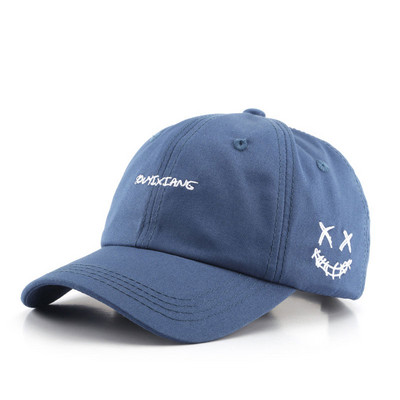 Pesapallimüts Meeste ja naiste moekas tikitud multifilmidega müts, ühevärviline õues sportlik päikesevarjumüts vabaõhumüts