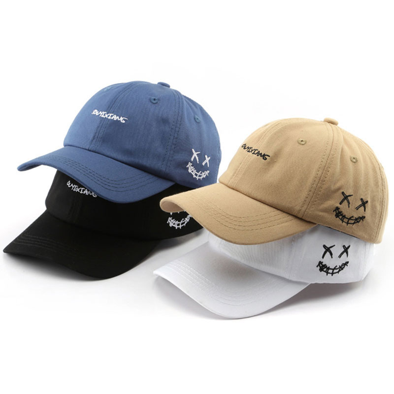 Pesapallimüts Meeste ja naiste moekas tikitud multifilmidega müts, ühevärviline õues sportlik päikesevarjumüts vabaõhumüts