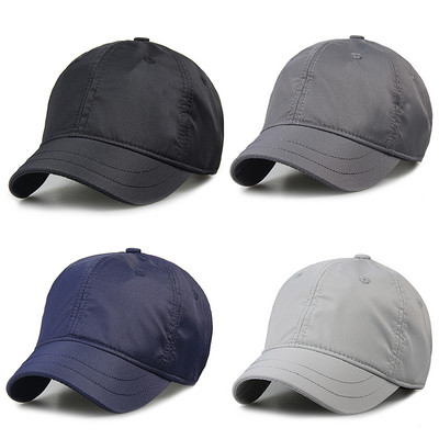 Șapcă sport șapcă de baseball cu boruri scurte Pălării cu uscare rapidă pentru femei, bărbați, șapcă cu vizor în aer liber, șapcă ecvestră ocazională, pălărie snapback pentru tată