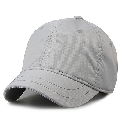 Sportsapka rövid karimájú baseballsapka Gyorsan száradó női sapka férfiaknak kültéri napellenzős sapka alkalmi lovas sapka Snapback apa sapka