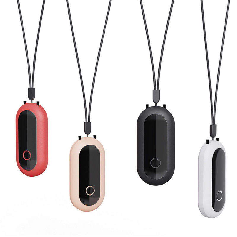 Νέος καθαριστής αέρα κρεμαστό λαιμό Mini καθαριστής αέρα φορητό φορητό φορητό φορητό αυτοκίνητο αυτοκινήτου