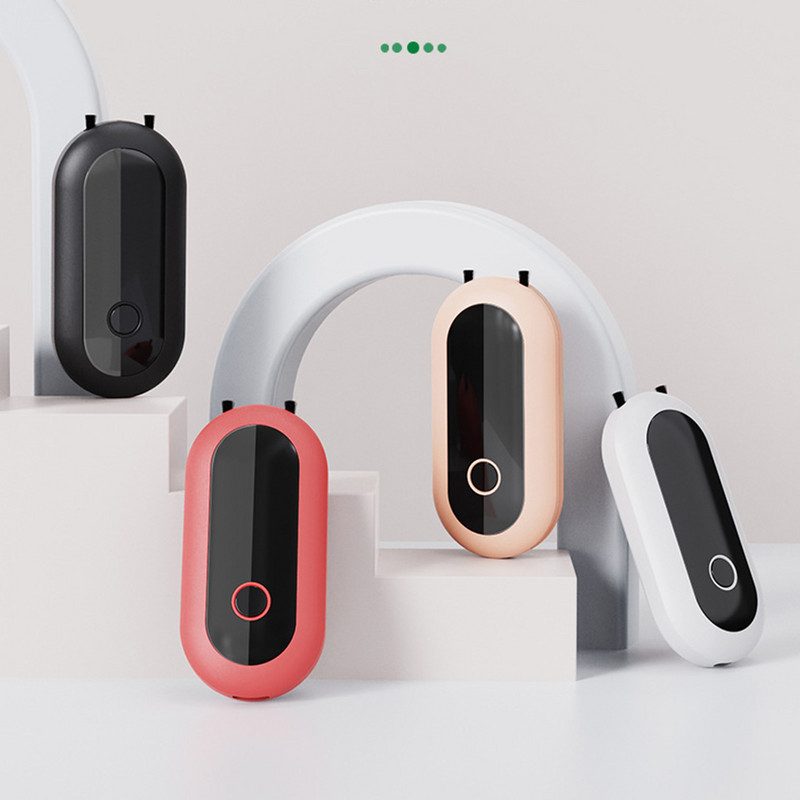 Νέος καθαριστής αέρα κρεμαστό λαιμό Mini καθαριστής αέρα φορητό φορητό φορητό φορητό αυτοκίνητο αυτοκινήτου