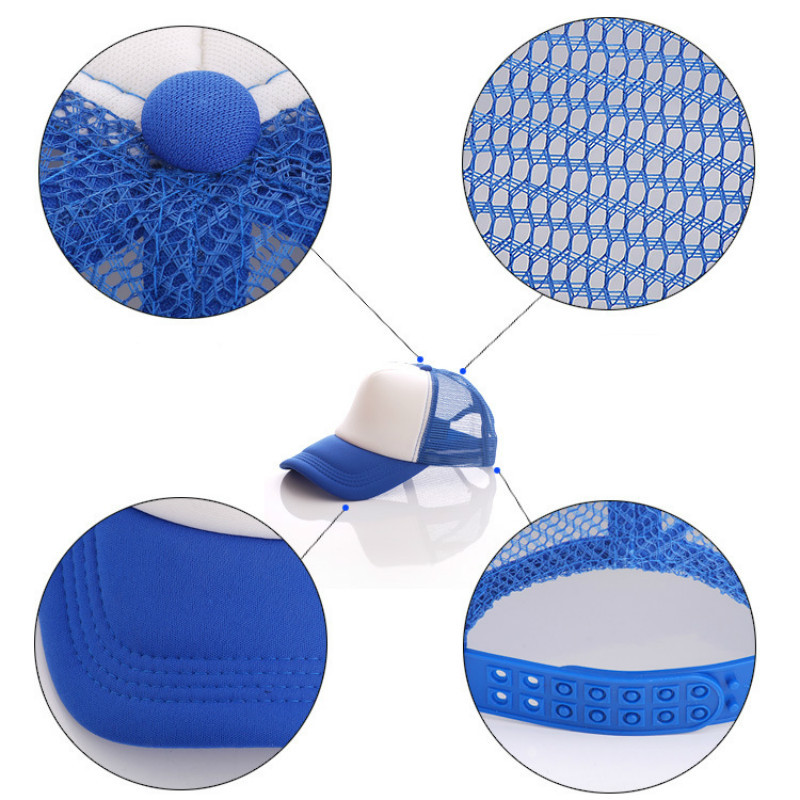 Reguleeritavad päikesemütsid Lastele Solid vabaaja mütsid Klassikalised Trucker Suvised Laste Pesapall Võrgustik poistele tüdrukutele Rannamütsi lastele tänavarõivad