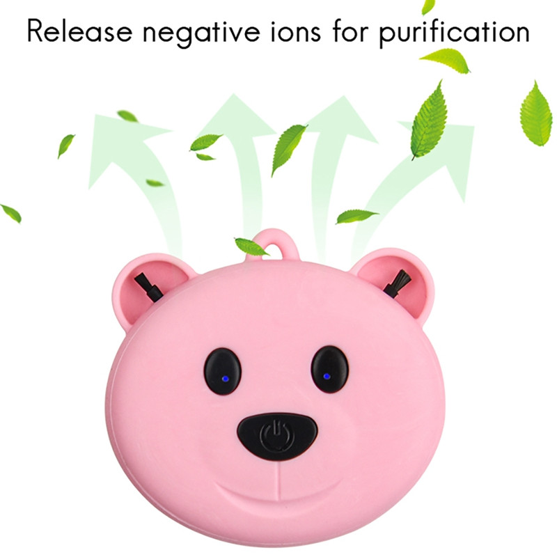 Purificator de aer personal purtabil, portabil, bară de oxigen pentru mașină, 200 mAh, baterie, ioni negativi, purificator de aer pentru gât