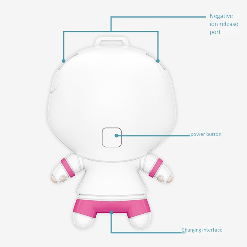 Προσωπικό φορητό κολιέ καθαριστή αέρα Μίνι φορητό αποσμητικό αέρα ιονιστή αρνητικού ιόντος χαμηλού θορύβου για ενήλικες Παιδιά