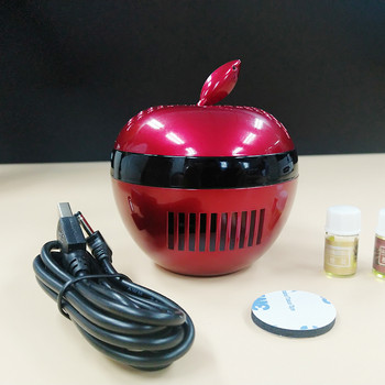 Пречиствател на въздух тип Apple за USB автомобилна спалня, офис, отрицателен йон, автомобилен кислороден бар, автомобилен пречиствател на въздуха