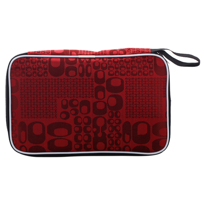 Dėklas Apsauginis užtrauktuko uždarymo priedai Sportinis Oksfordo audinys stalo tenisas Dulkėms atsparus nešiojamas praktinis raketės laikymo krepšys