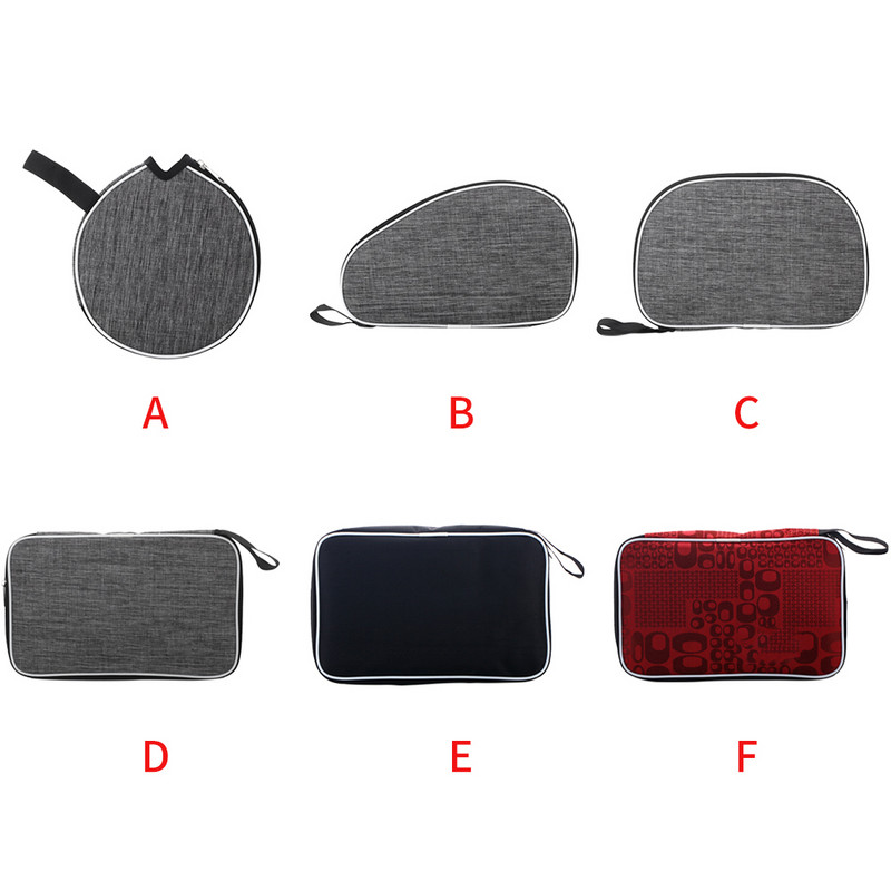 Dėklas Apsauginis užtrauktuko uždarymo priedai Sportinis Oksfordo audinys stalo tenisas Dulkėms atsparus nešiojamas praktinis raketės laikymo krepšys