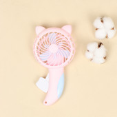 Rajzfilm, kézzel préselt, kézi forgattyús kis ventilátoros kollégium mini diák hordozható kézi kézi kis számítógépes, népszerű gyerek ventilátor