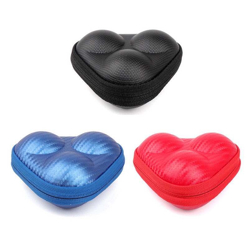 „Huieson“ nešiojamasis odinis stalo teniso kamuoliukų dėklas, tvirtas stalo teniso kamuoliukų krepšys, lengvas, vandeniui atsparus mini krepšys, 3 spalvų