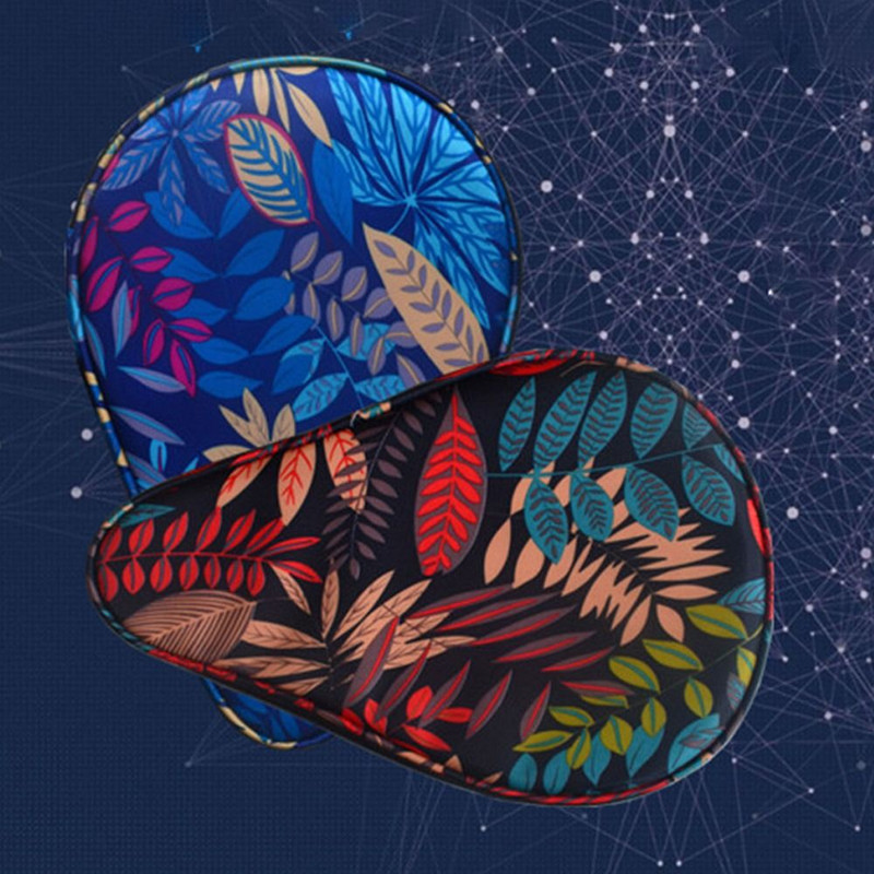 Capacitate mingii Model frunze Husă de protecție în formă de calabaș Rachete de tenis de masă Geanta palete de ping-pong Carcasă cu centură