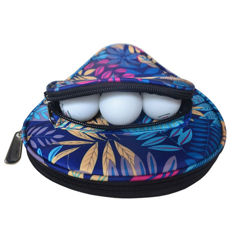 Capacitate mingii Model frunze Husă de protecție în formă de calabaș Rachete de tenis de masă Geanta palete de ping-pong Carcasă cu centură