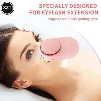 Φορητό Mini USB Eyelash Fan Dryer Mobile Mini Fan Air Blower Eyelash Glue Fast Dry Eyelash Mascara Dryer Dryer Εργαλείο μακιγιάζ