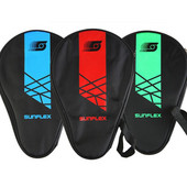 Oxford Gourd formos stalo teniso raketės dėklas su išoriniu užtrauktuku užsegamu krepšiu 3 stalo teniso kamuoliukams