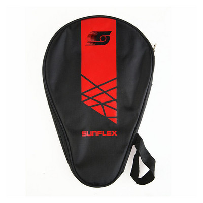 Oxford Gourd formos stalo teniso raketės dėklas su išoriniu užtrauktuku užsegamu krepšiu 3 stalo teniso kamuoliukams