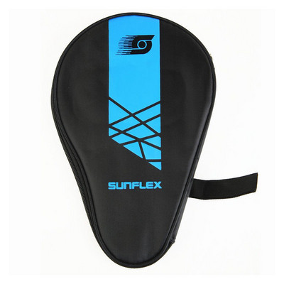 Oxford Gourd formos stalo teniso raketės dėklas su išoriniu užtrauktuku užsegamu krepšiu 3 stalo teniso kamuoliukams