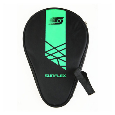 Oxford Gourd formos stalo teniso raketės dėklas su išoriniu užtrauktuku užsegamu krepšiu 3 stalo teniso kamuoliukams