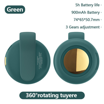 Ventilator portabil Ventilator portabil USB cu clips Ventilator de răcire personal pentru birou, gospodărie, călătorie, răcitor de vară, aer condiționat