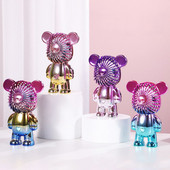 Uus USB mini armas multikas karuventilaator tuuleenergia käeshoitav kaasaskantav ventilaator Mugav kodukontor õues Väikesed ventilaatorid Kingitused