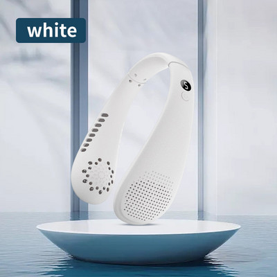 Käed-vabad kaelarihm käed-vabad rippuv USB-laetav kahe ventilaatoriga miniõhujahuti suvine kaasaskantav 2000mA Sarmocare