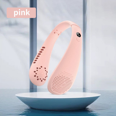 Käed-vabad kaelarihm käed-vabad rippuv USB-laetav kahe ventilaatoriga miniõhujahuti suvine kaasaskantav 2000mA Sarmocare
