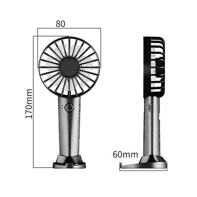 USB mini rankinis ventiliatorius, nešiojamas studentų biuro 3 greičių reguliavimas, lauko vėjas, galingi, maži tylūs oro aušinimo ventiliatoriai, skirti lauke