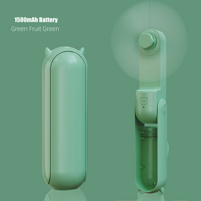 Hordozható kézi ventilátor mini ventilátorok Ventilador USB újratölthető ventilátor 2000mAh csendes kis ventilátor otthoni Ventilador de Mano Ventoinha