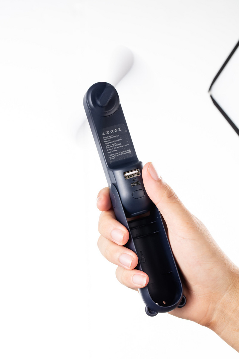 Hordozható kézi ventilátor mini ventilátorok Ventilador USB újratölthető ventilátor 2000mAh csendes kis ventilátor otthoni Ventilador de Mano Ventoinha