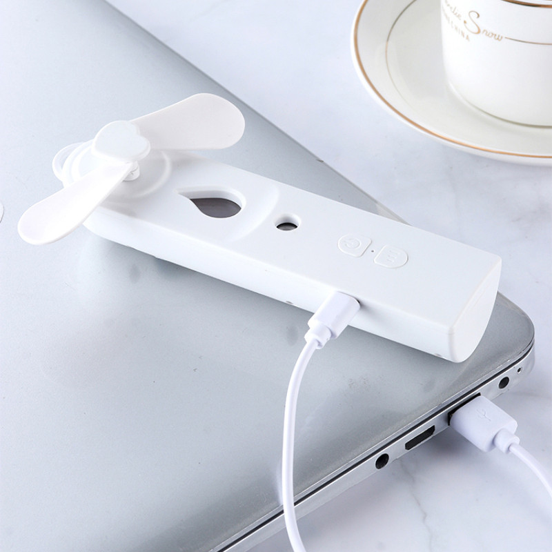 Μίνι ανεμιστήρας φορητοί ηλεκτρικοί ανεμιστήρες φόρτισης USB Ανεμιστήρες ψύξης αέρα φόρτισης με ανεμιστήρα ψύξης υγραντήρα προσώπου με υγραντήρα προσώπου μπουκαλιών ψεκασμού