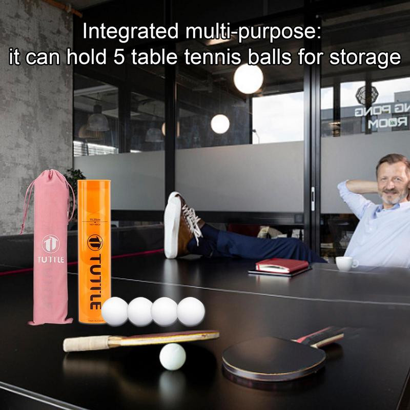 Asztalitenisz Roller Box Multifunkcionális asztalitenisz labdatartó Asztalitenisz lapát gumi görgős asztalitenisz kiegészítők