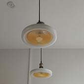 Ανεμιστήρες οροφής με φως LED, 3-bladeless Modern Smart E27 Φωτιστικό Φωτιστικό ανεμιστήρα για Υπνοδωμάτιο AC 85V-265V