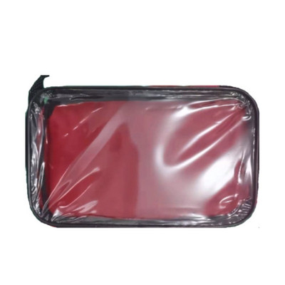 Material sport Husă de protecție de înaltă calitate cu centură Geanta pentru palete de tenis de masă Jumătate transparentă Geanta pentru rachete de ping-pong