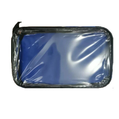 Material sport Husă de protecție de înaltă calitate cu centură Geanta pentru palete de tenis de masă Jumătate transparentă Geanta pentru rachete de ping-pong