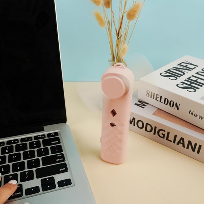 2 az 1-ben hordozható mini ventilátor párásító USB újratölthető kézi ventilátor vízpermet köd ventilátor arc pároló klíma klíma hűtőventilátor