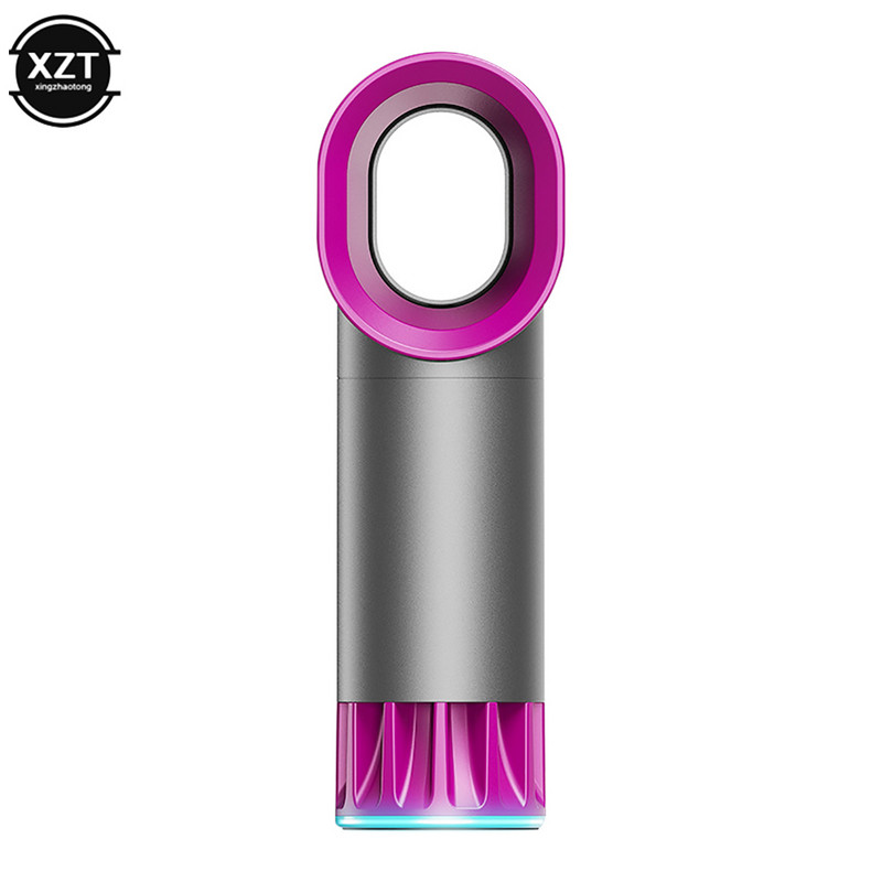 Kaasaskantav USB-laetav ventilaator käeshoitav miniventilaator Väike õhujahuti käeshoitav labadeta ventilaator Kodu ühiselamu kontoriventilaator