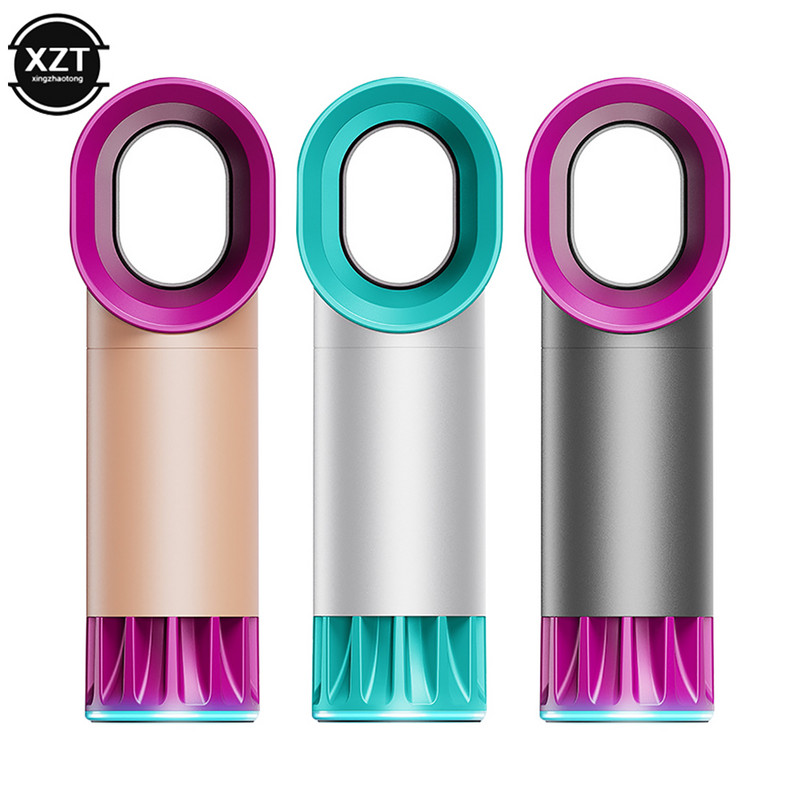 Kaasaskantav USB-laetav ventilaator käeshoitav miniventilaator Väike õhujahuti käeshoitav labadeta ventilaator Kodu ühiselamu kontoriventilaator