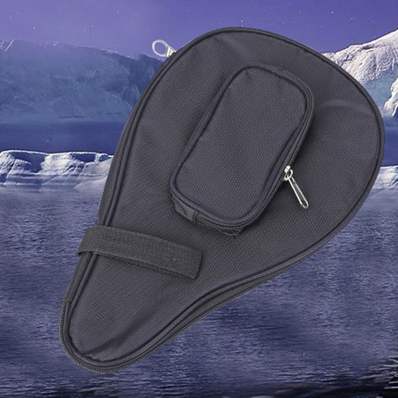 Kaitsekate, 3 palli mahutavusega ühe mõla koos rihmaga Calabashi kujuga lauatennise reketite kott