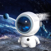 Mini ventilator de mână portabil fără fir astronaut, reîncărcabil prin USB, 900 mAh, funcționat cu baterie, siguranță fără frunze, ventilator de răcire cu aer pentru gât