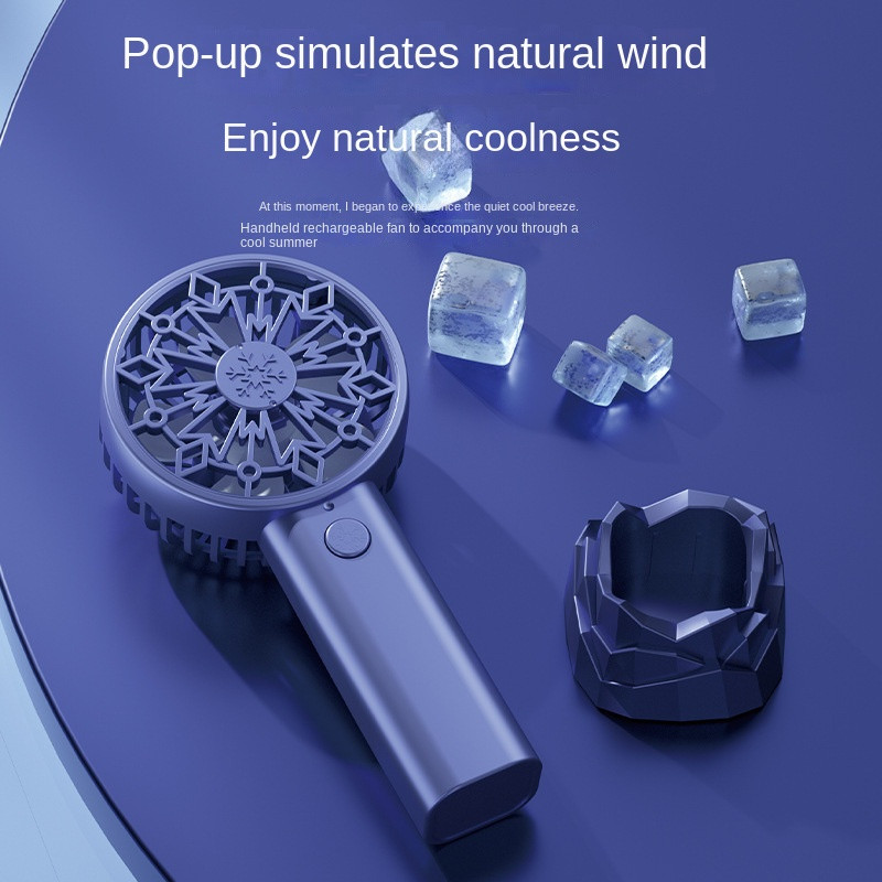 Mini USB Μικροί ανεμιστήρες φορητός φορητός αθόρυβος κρύος ανεμιστήρας Φοιτητικός επιτραπέζιος ηλεκτρικός ανεμιστήρας Επαναφορτιζόμενος κλιματισμός