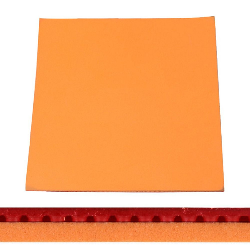 Suure elastsusega punane must 2,2 mm paksused vistrikud koos käsnaga lauatennisereketi kummid, lauatennise käepide