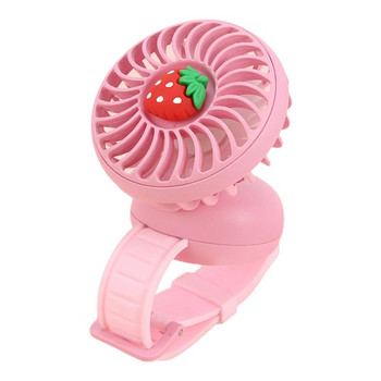 Летен детски часовник Вентилатор Мини вентилатор за носене Малък персонален вентилатор, лесен за използване