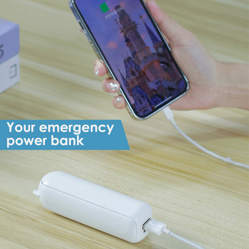 Ръчен USB мини вентилатор Малък зареждаем сгъваем вентилатор с 2000mAh Power Bank Преносим тихо джобно охлаждане Електрически вентилатор на открито