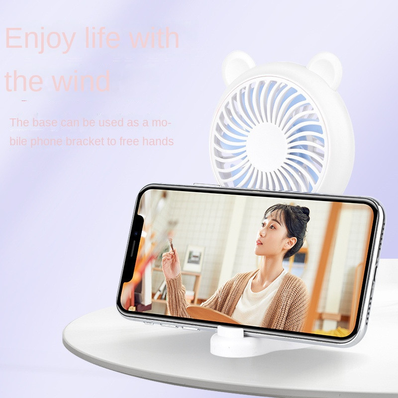 USB mini kézi ventilátor kültéri mini kreatív asztali irodai némítás töltés hordozható kézi zsebventillátor