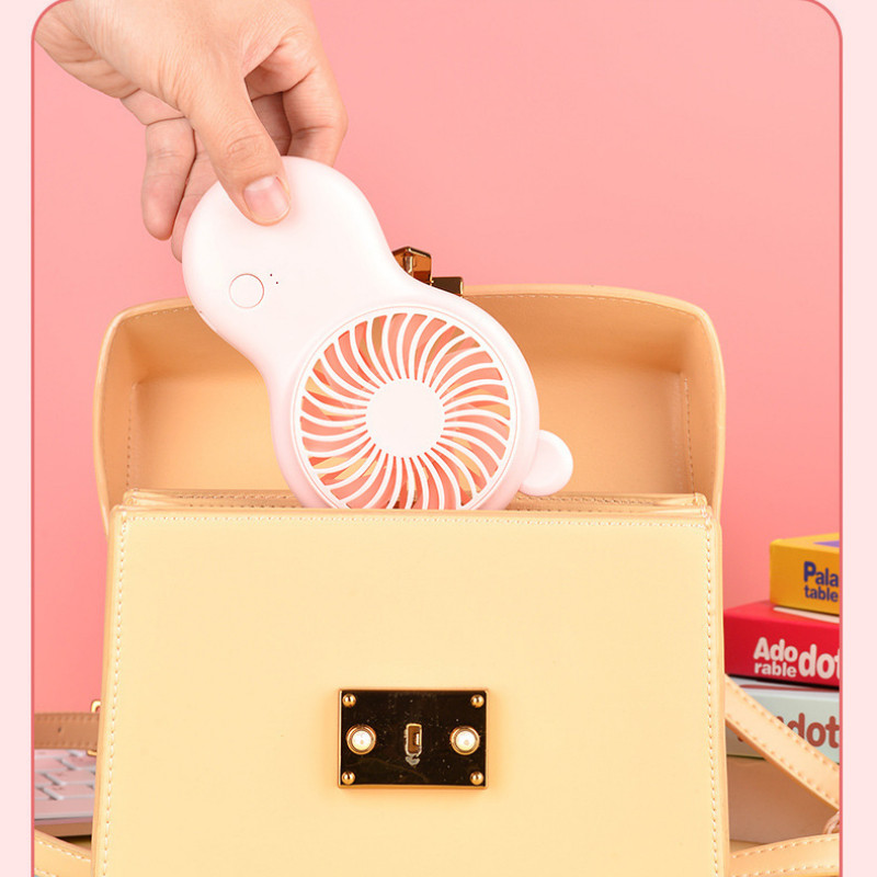 USB mini kézi ventilátor kültéri mini kreatív asztali irodai némítás töltés hordozható kézi zsebventillátor